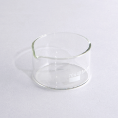 Glass Crystallizing Dish, LukeGL 크리스탈 라이징 디쉬, with Spout