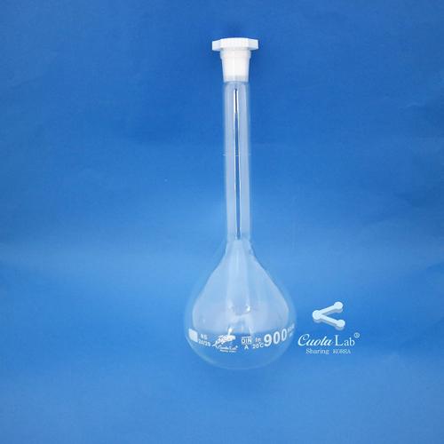 메스플라스크 비규격 용량 (Flask, Volumetric flask PP joint stopper sanding graduated) Boro3.3- Class A