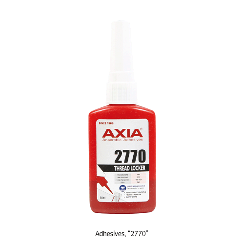 AXIA® Thread Locking Adhesives, for Metal Thread, 50 & 250㎖Medium & High Viscosity, -60℃+150℃, 나사고정제, 중·고강도