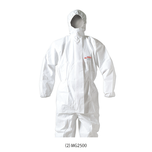 3M® Premium Multi-Protective Clothing, Protection against Micro-organisms and Virus (EN 14126) and Hazardous ParticleAnti-Static (EN 1149), Hoody-type, Ideal for Medical and Industry, Type 3 & 4 & 5 & 6, 프리미엄 안전 보호복, 방역·방진·내약품