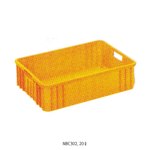National® HDPE Rectangular Bottle Container, Low-form, 20 & 23 LitWithout Lid, Stackable, Space-saving, HDPE 105/120℃, <Korea-made>, 바틀 컨테이너