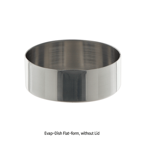 Bochem® 99.5% Nickel Evaporating Dish, Bowl & Flat type, 30~200㎖Corrosion-Free under Inert Gas, High-quality & Shiny, 니켈 증발접시