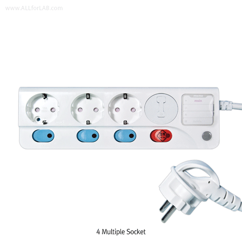 Winners® 1.5 ~10m Power Saving Multiple Socket-outlet, with Earth-type, AC 250V, 15AWith Individual Power Switch & Power Down Function, Heat-Resistant, Polycarbonate/ABS, 절전 멀티탭(접지)