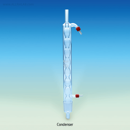 Glass Soxhlet Apparatus, with Allihn Condenser, 100~500㎖With Safety GL14 PP Connect-Kit, with DIN Joint, Made of Boro-glass 3.3, 쏙시렛 추출기
