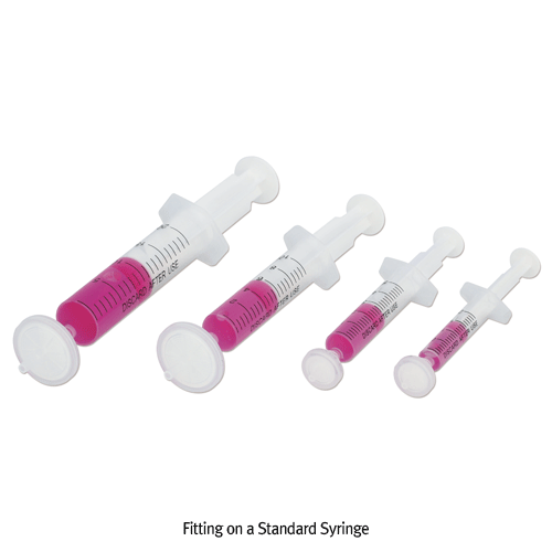 Wisd Syringe Filter, MCE·Nylon·PES·PTFE-·PVDF, Hydrophilic/Hydrophobic, 0.22 & 0.45㎛, Φ13/25mmWith PP Housing Shell, Ideal for Sample Purification, Sterile & Non-sterile, 시린지 필터, 멸균 & 비멸균