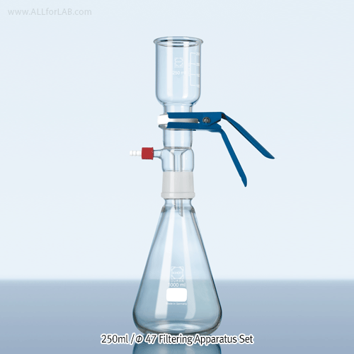 SciLab® DURAN glass 40/38 or 45/40 Cone Filter Flask, 1 & 2 LitFor Filtering Apparatus, 40/38 or 45/40 조인트 플라스크