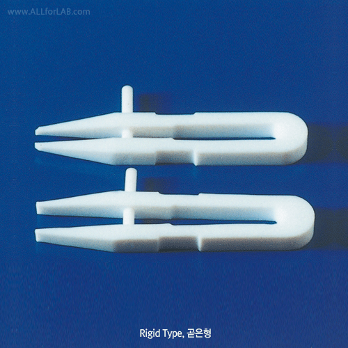 Cowie® PTFE Tweezers, Rigid & Fine-type, Autoclavable, L100~200mmIdeal for Electronic & Materials Science and Engineering, -200℃+280℃, <UK-made>, PTFE 트위저 / 핀셋