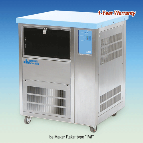 DAIHAN® 50 & 80kg Automatic Ice Maker, Snow-type “IMS” & Flake-type “IMF”With Fully Automatic System, Uniform Ice, Production & Storage, 아이스메이커