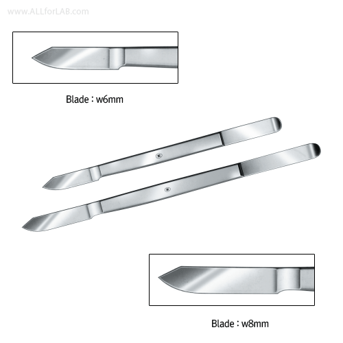 Hammacher® L130 & 175mm Premium Wax Knife, Rustproof Stainless-steel, Medicaluse approved(1) All Stainless-steel and (2) Wood Handle, <Germany-made>, 프리미엄 왁스나이프, 독일제 의료용, 비부식