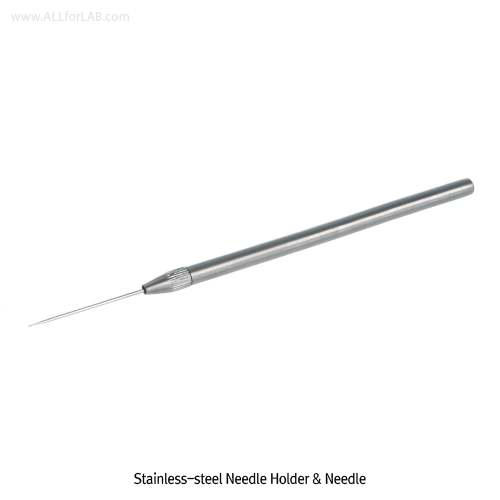 Bochem® Holder with a Needle, High Grade Stainless-steel, L120mmHold for Inoculating Loop·Needle·Lancet, 스텐 홀더, 스텐 니들 포함, 비자성/비부식