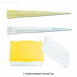 VITLAB® & BRAND® Pipetter Tips 0.5~10,000㎕ Universal Fit/Fine Tips & Racks, Certified with Lot No. of the TipDNA and RNase-free, Hi-pure, No-Lubricants, 121℃ Autoclavable, CE-marked, 정밀만능형 피펫 팁 & 팁랙