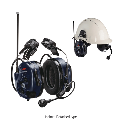 3M® PELTORTM WSTM Litecom ProⅢ Headset, Two-way Communication, BluetoothLevel Dependent Hearing Protection, Hands Free Operation, 무전기 내장형 전자감응 귀덮개/헤드셋, 블루투스