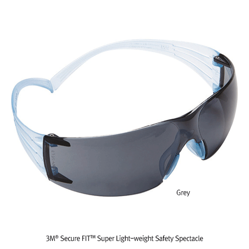 3M® Secure FITTM Super Light-weight Safety Spectacle, PC Lens Coated, Comportable Fit, 19gIdeal for Wraparound Protection, Anti-Fog·Scratch·UVA & UVB 99.9%, 초경량 보안경