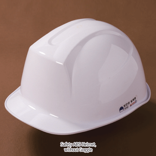 Dongmyung® Safety ABS Helmet, Screw-type Considering Head Size, with or without GoggleSuitable for Industrial, Adjustable Length Chinstrap, 안전모