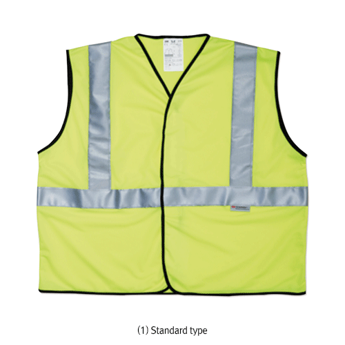 3M® ScotchliteTM Reflective Safety Vest, Durable, Lightweight, Breathable Mesh, Lime YellowProtect from Safety Accident, 360° of Reflectivity, Comfortable, 반사안전조끼