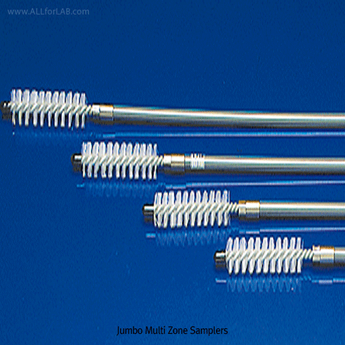Burkle® Jumbo Multi Zone Sampler, with Rotary Handle, Φ50mm, Length 850~2500mmMade of Aluminum/PTFE, 3-, 5-, & 7- Individual Chambers, Autoclavable, <Germany-made>, 점보 샘플러