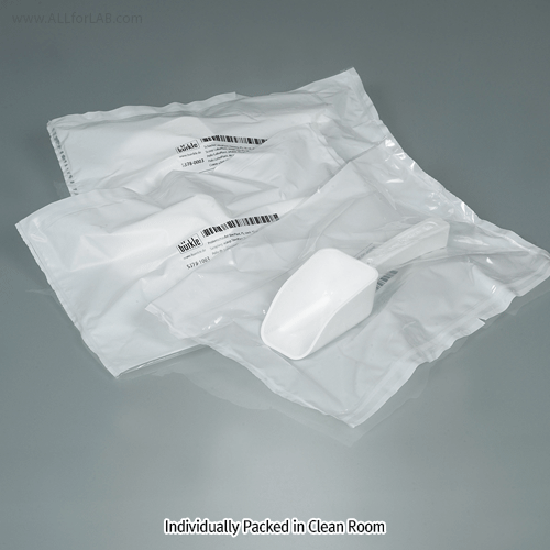 Burkle® Bio - PE Clean Scoop, Individually Packed in Clean Room, 25~150㎖With Self-Standing Constructure, Sterile & Non-sterile, <Germany-made>, 바이오 PE 친환경 스쿠프