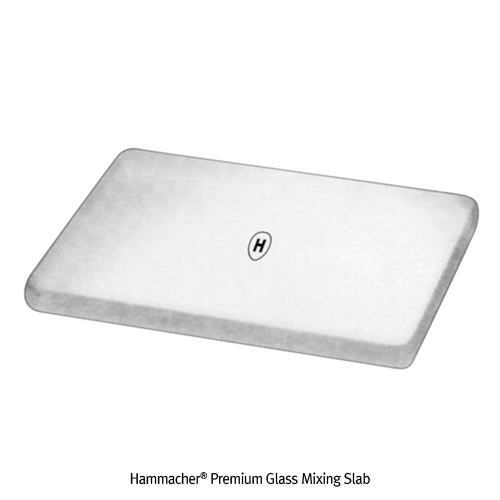 Hammacher® Premium Glass Mixing Slab, 95×70×h6mmFor Mixing Paste Materials, <Germany-made>, 프리미엄 글라스 믹싱 슬래브, 독일제