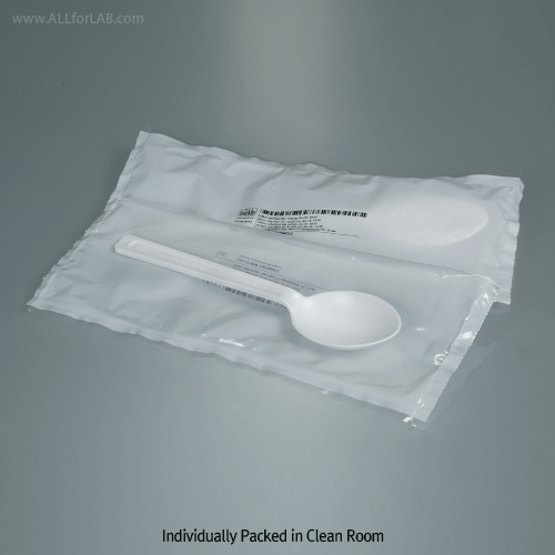 Burkle® PS Clean Spoon, Individually Packed in Clean Room, 2.5 & 10㎖Ideal for Sampling of Powder, Sterile & Non-sterile, -10℃+70/80℃, <Germany-made>, PS 크린 스푼