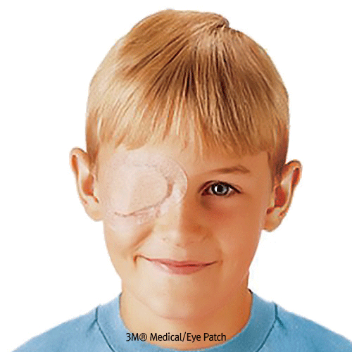 3M® Medical/Eye Patch, Using for Amblyopia or Squint Treatment, MedicaluseHypoallergenic & Latex Free, Highly Breathable, Re-Stickable, Gentle to Skin병원용/아이패치, 약시나 사시의 가림치료용 패치 드레싱