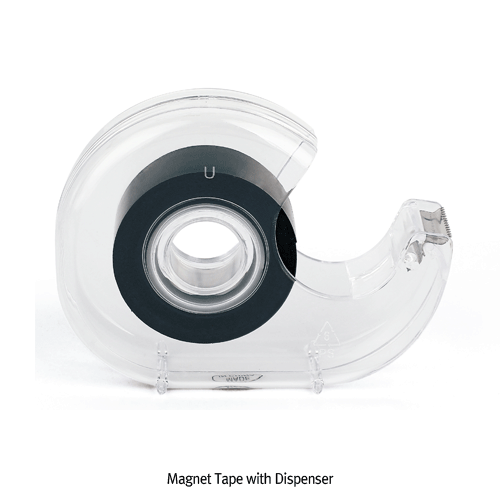 Magnet Tape with Dispenser, with Adhesive Side and Magnetic Side, w19mm×L3mEasy and Quick Removal and Repositioning, 마그넷 테이프, 디스펜서형