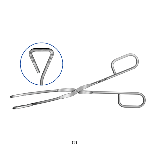 Hammacher® Premium Holding Tongs, WironitTM Non-magnetic/Rust-free Stainless-steelRigged Jaw, L200·255·280mm, <Germany-made>, 프리미엄 집게, 독일제, 다용도, 비자성/비부식 특수스텐