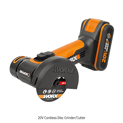 20V Cordless Disc Grinder/Cutter 충전 그라인더/커터, 휠 3종 포함