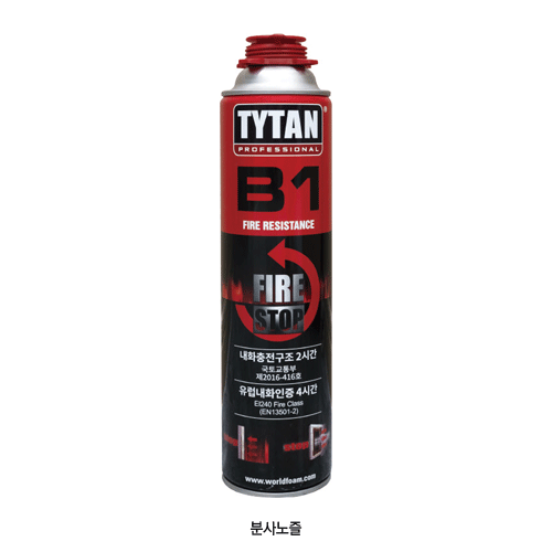 TYTAN® Polyurethane Foam, Fire Class B1, Gun-type for Sealing·Repair·Insulation, 750㎖, 우레탄 폼, 난연성