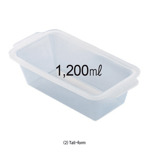 0.5·1·1.2Lit Silicone Rubber Tray, Durable Construction, TranslucentExcellent for Chemical and 220℃ Heat Resistance, Autoclavable, 실리콘 트레이, 단단한 구조