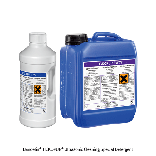 Bandelin® TICKOPUR® Ultrasonic Cleaning Special Detergent, 2·5 LitIdeal for Max. Effect of the Ultrasonic Cleaning, Optimum Cleaning Results, <Germany-made>, 초음파 세척기 전용 세척제