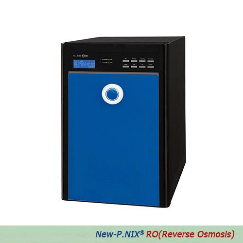 “New-P.NIX® RO(Reverse Osmosis)” Water Purification System, 15·25·35-L/hrWith Pretreatment System, 2-Steps of Filter Exchange Indicator, (RO) Product 0.2~30㎲/cm, 순수 제조장치