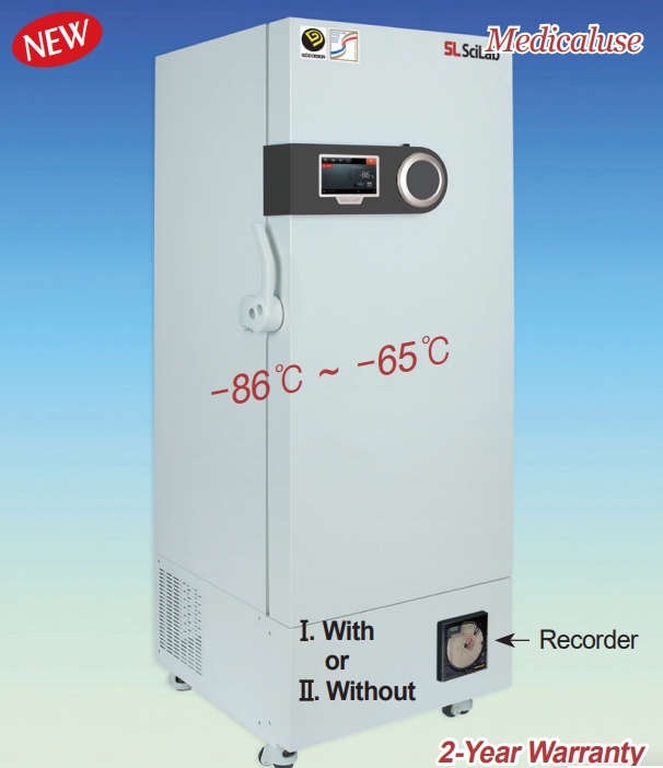 SciLab® -86℃~-65℃ SMART Multiuse ULT Freezer, UniFreezTM Single Compressor, . Medicaluse . Lab-use Smart-LabTM with WiReTM App, Programmable & Monitoring System, CFC-free Refrigerant, 393·503·714·796Lit
