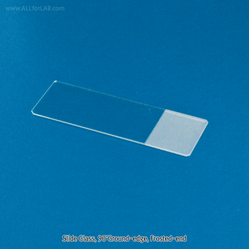 Heinz® Slide Glass, Box Cellophanized, 75×25mm with 90° Ground-edge, Microscopic Slides, 기본형 슬라이드 글라스