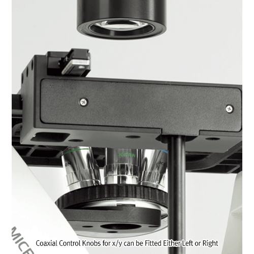 Kern® Inverted Biological Laboratory Microscope “OCM”, for Cell/Tissue Culture, Large Working Distance of 72mm, 100× ~ 400×/ 200× PH <br>With 30W Halogen illumination Unit and 100W EPI Fluorescence illumination Unit, 도립 생물 현미경