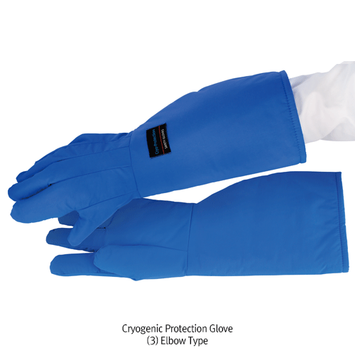 Cryogenic Protection Glove, Waterproof, Against Thermal and Splash, -250℃ Ideal for Dry Ice, Low Temperature Freezer, Handling Cryogenic Liquid, 초저온용 장갑