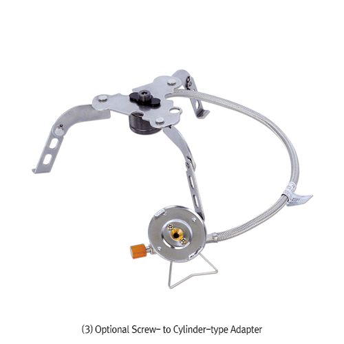 Auto Gas Stove, Piezo-electric Auto-ignitionWith Cylinder- & Screw-type Gas Connector, 오토 가스 스토브, 압전 자동점화