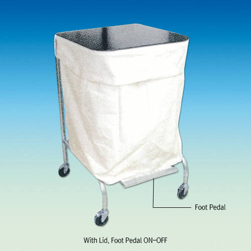 Laundry Hamper Cart, with Laundry Bag, 세탁물 운반카트