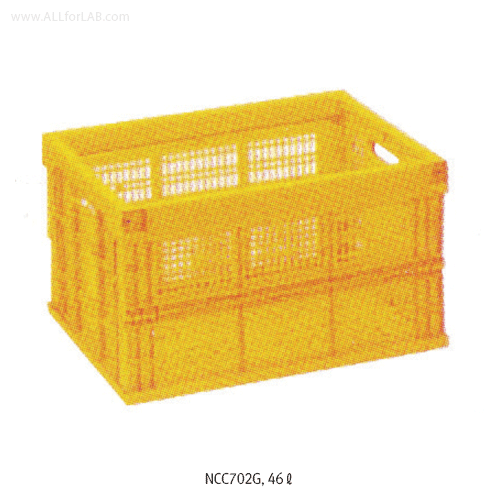 National® PC Collapsible Universal Container, 36~74 LitWith Wide-range, PC 140℃, 조립식 만능 컨테이너