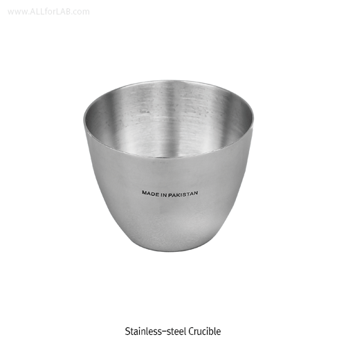 Stainless-steel Crucible, without Lid, Rustless, 22~100㎖Non-magnetic 18/10 Stainless-steel, 비자성 스텐 도가니