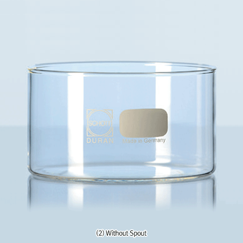 DURAN® Hi-grade Crystallizing Dish, Borosilicate Glass 3.3, 20~3,500 ㎖결정 / 크리스탈라이징 디쉬