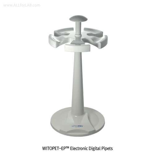 Witeg® WITOPET-EPTM Electronic Digital Pipettor, Single / 8-Channel Pipettor, 2㎕~1000㎕With Motorized Tip Ejection & Proven Cellular Battery, 전자식 디지털 다기능 피펫