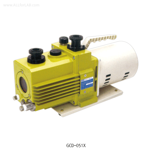 Ulvac® Anti-corrosive Vacuum Pump, GCD-series, 6.7×10 - 2 Pa, 60~240 Lit/minWith Two-Stage, Direct Drive & Oil Sealed Rotary-type, 내부식성 정밀형 진공펌프, 직결형