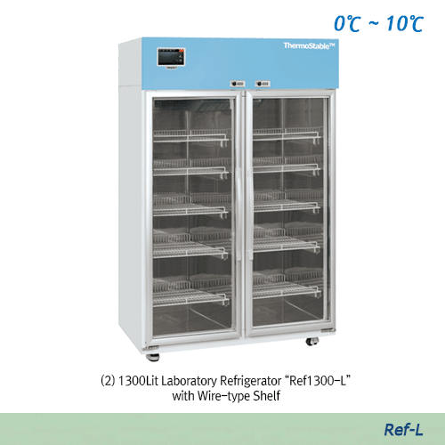 DAIHAN® 600 & 1300Lit SMART Laboratory Refrigerator “Ref-L” , Dual Eva-defrost, 0~10℃ NEWWith Smart-Lab TM System, CFC-Free(R-404A), Teflon-coated Wire Shelf, Door Lock Device, 실험실용 다용도 냉장고