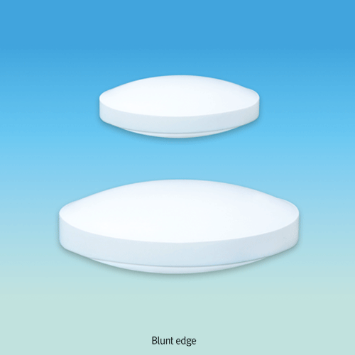 PTFE Oval-/Egg-type Magnetic Stirrer Bar, for Round Bottom Flask, L10~150mm, PTFE 타원/달걀형 마그네틱바