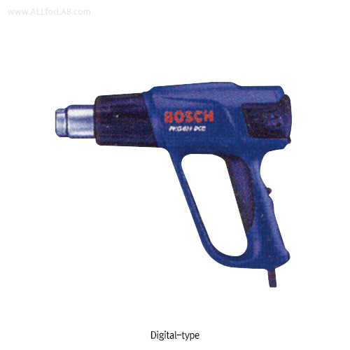 Bosch® Analog & Digital Hot Air Gun, with Controller & Safety Device, 220V, 50/60HzWith Attemperator, 50℃~630℃ Controlled, 150~500ℓ/min(wind Speed), 열풍건조기