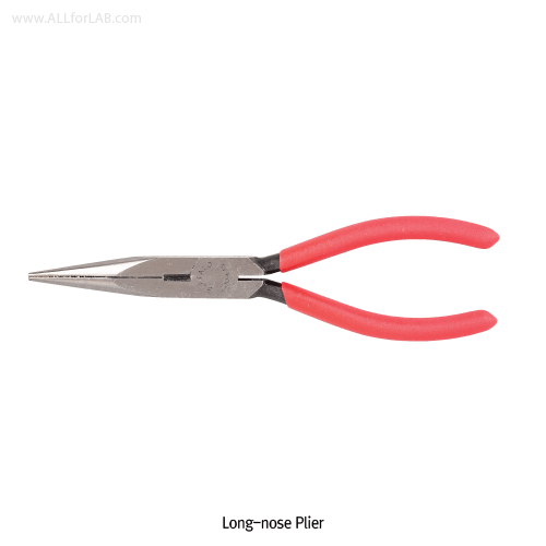 Long-nose Cutting Plier, with PVC Coated Handle, Cutting Capacity Φ1.50mmIdeal for Near work·Steel-/Copper-wire Cutting·Picking·Holding, 롱로우즈 플라이어
