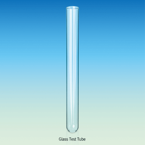 DAIHAN® Glass Test Tube, with Straight Rim for Culture Caps, 3~100㎖With Straight Rim for Culture Caps, Boro-glassα5.1, Autoclavable, 글라스 시험관, 표준형