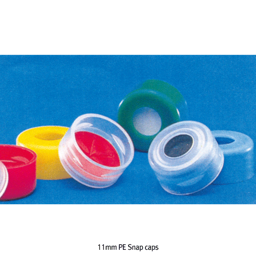 Wheaton® 11mm Crimp / Snap Top Premium Vials, with Φ12×32 mm Large OpeningWith 40 % Larger Opening, Plastic Snap Cap Separately , [ USA-made ] , 스냅- / 크림프-탑 겸용 바이알