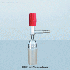ASTM & DIN Joint Vacuum Adapter, with PTFE Needle Valve Stopcock-40℃+200℃, 진공 / 고진공 PTFE 밸브 어댑터