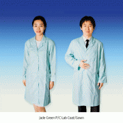 Jade Green P/C Lab Coat/Gown, With 15% Cotton + 85% PolyesterIdeal for Laboratory & Medical, 옥색 가운